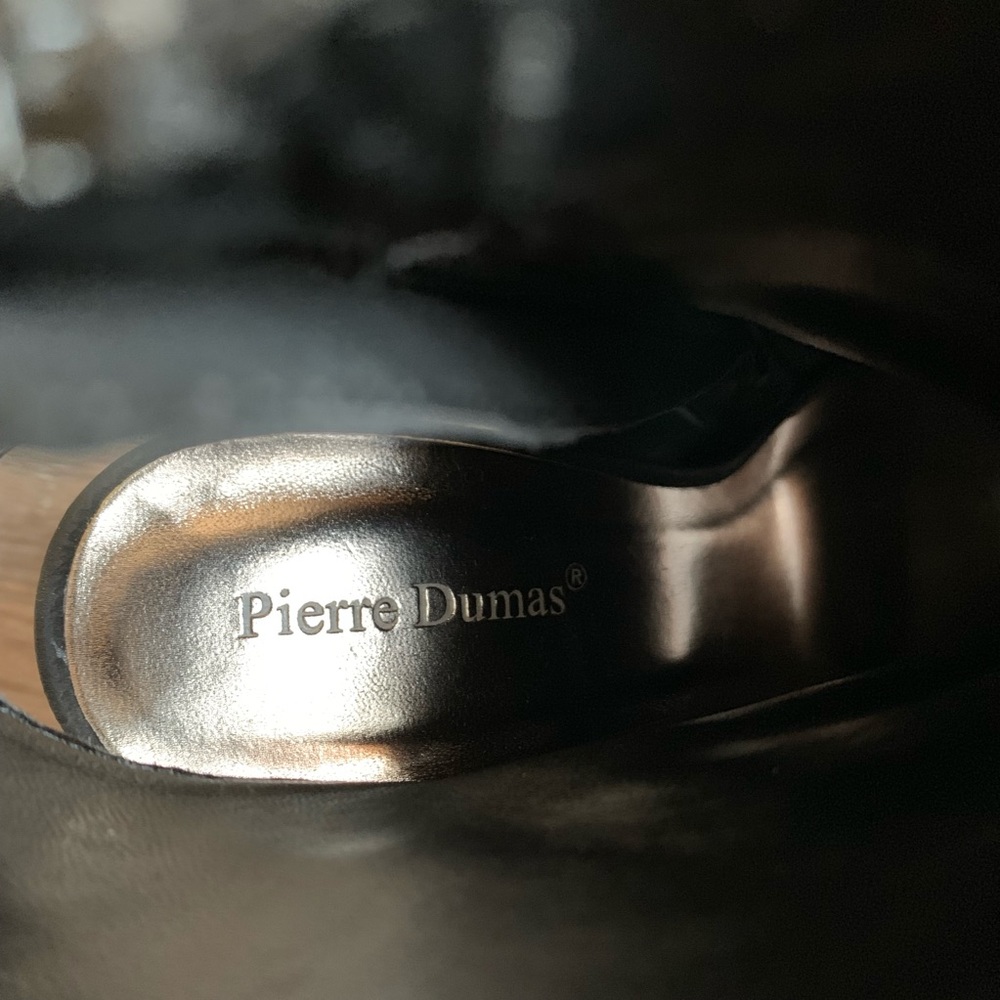 NWOT Pierre Dumas Faux Leather Cut-Out Booties - Picture 7 of 8